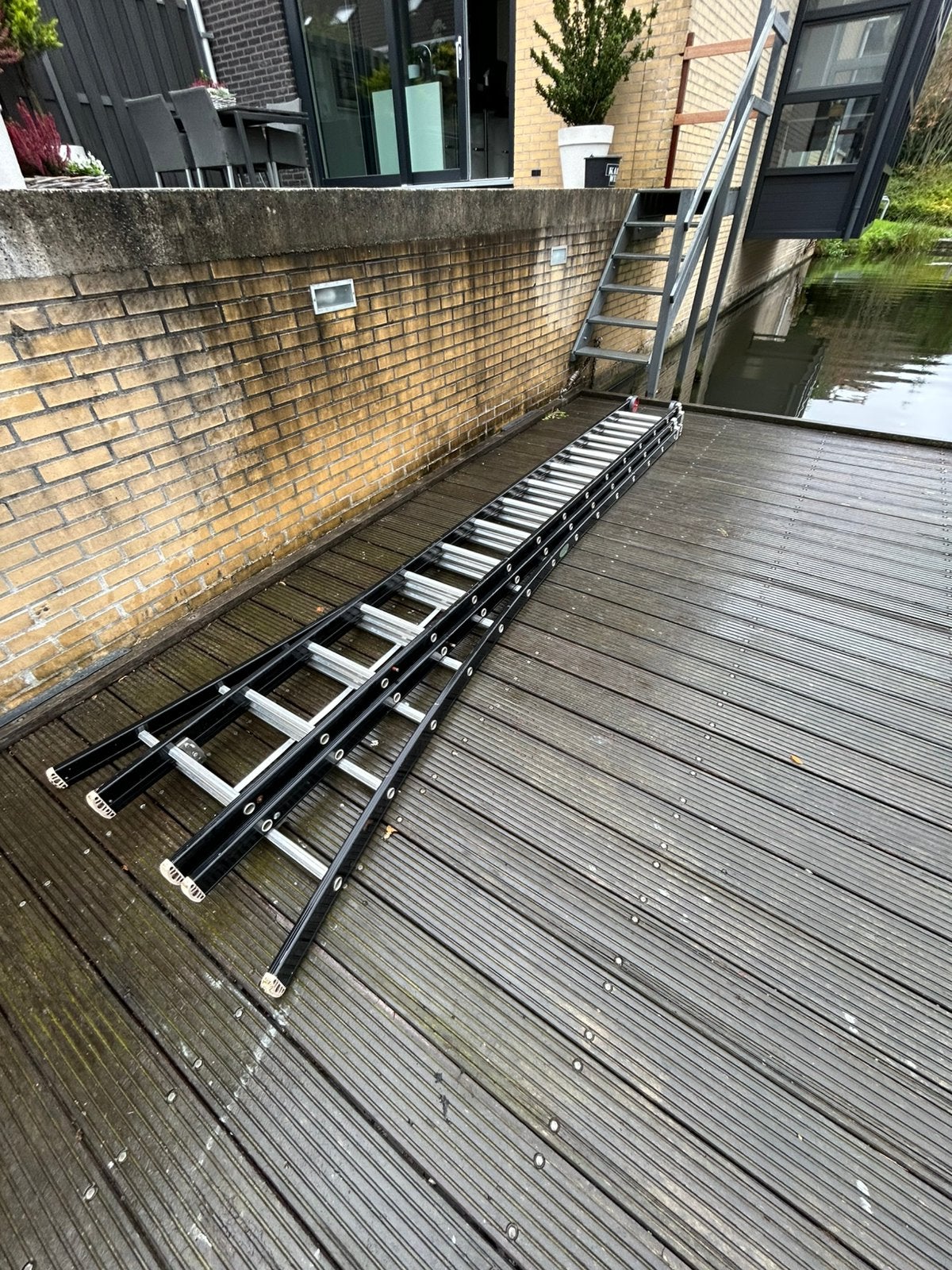 Altrex Ladder 3 * 14, Ophalen, Gebruikt, Ladder, Opvouwbaar of Inschuifbaar