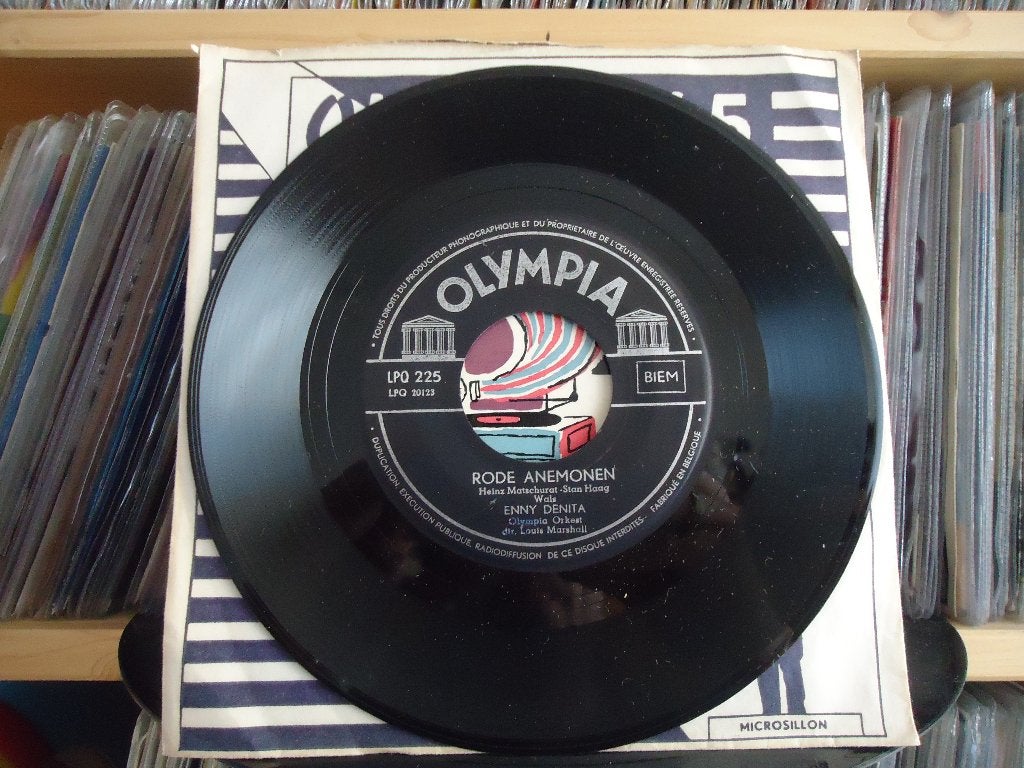 7" Single Enny Denita - Rode Anemonen / Waarom, Gebruikt, 7 inch, Ophalen of Verzenden, Overige typen