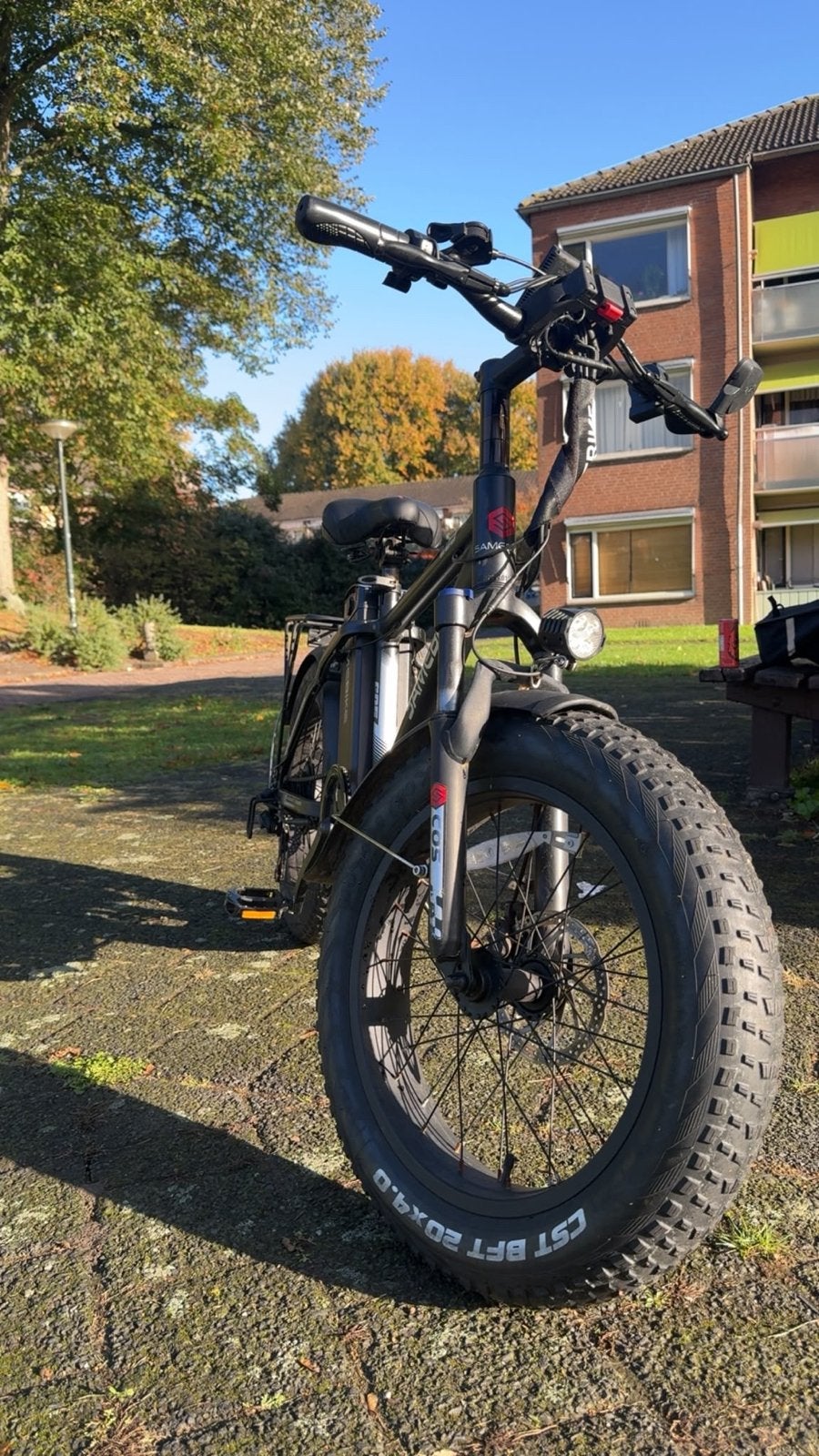 Fatbike - Stoere E-bike met Dikke Banden, Zo goed als nieuw, 51 tot 55 cm, 30 tot 50 km per accu, Ophalen