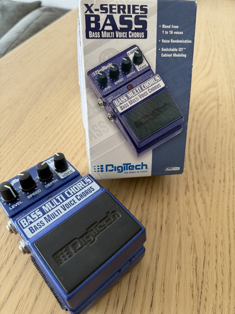 DigiTech X-Series Bass Multi Voice Chorus pedaal / effect, Ophalen of Verzenden, Zo goed als nieuw, Chorus
