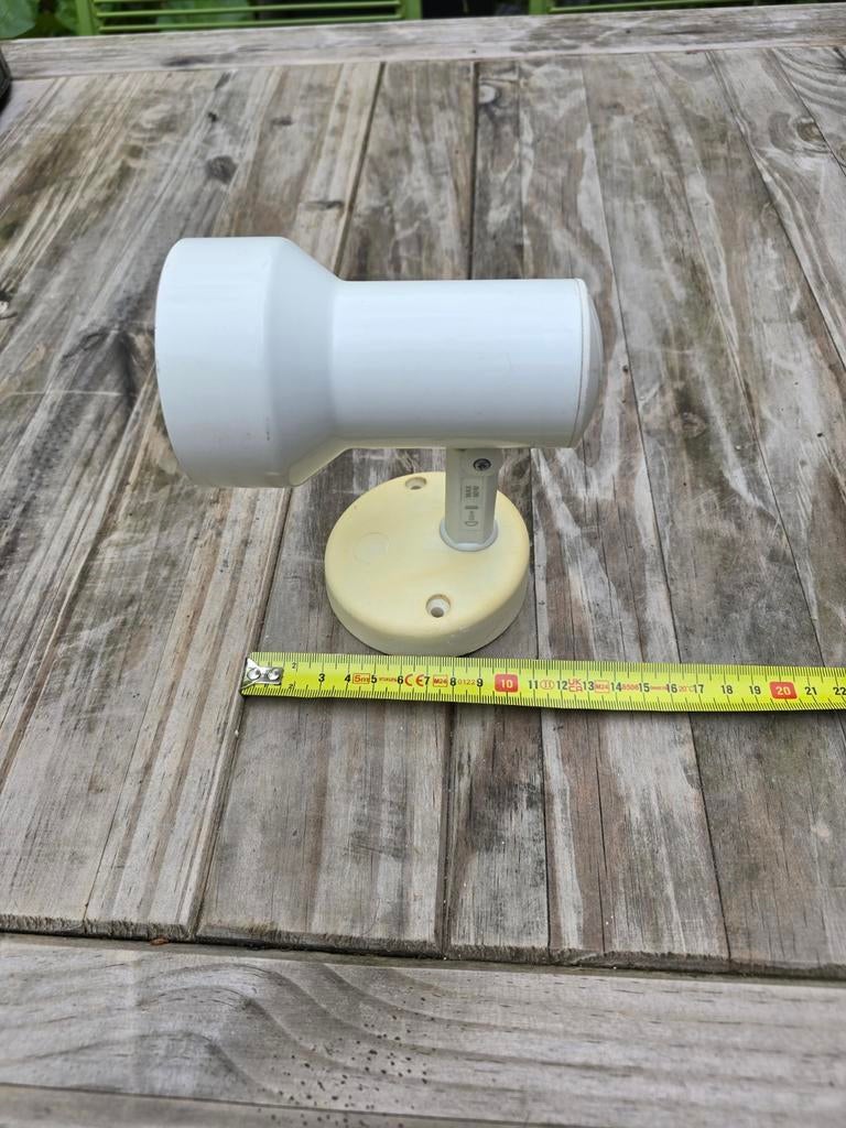 Massive witte wand/leeslamp (spot) E27/R63, max 60W, Ophalen of Verzenden