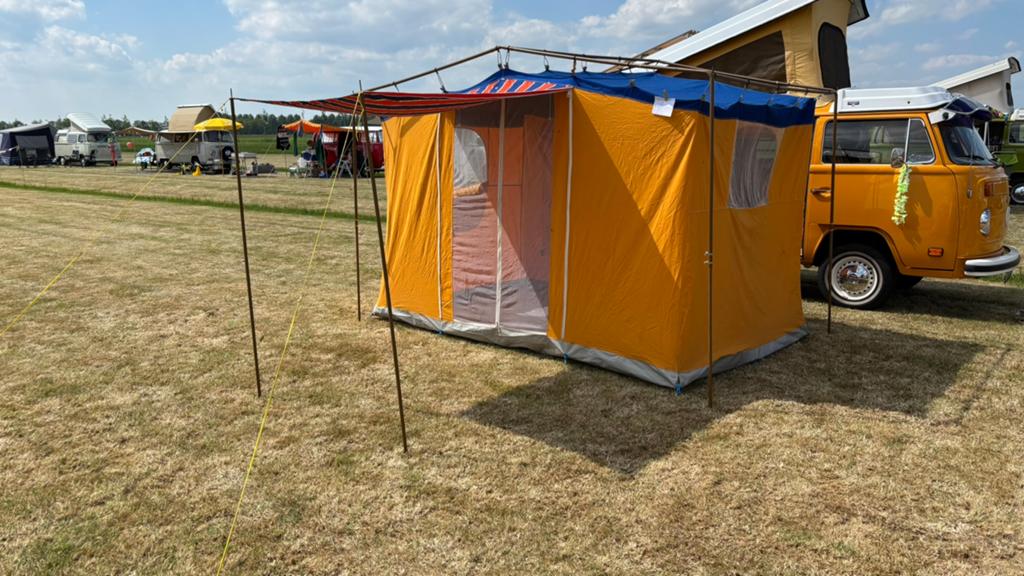 Westfalia bustent origineel, Caravans en Kamperen, Tenten, tot en met 4, Gebruikt, Ophalen