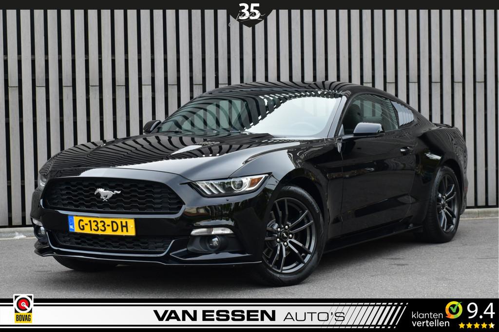 Ford Mustang Fastback 2.3 EcoBoost Automaat Leder Camera Sto, Automaat, Gebruikt, Euro 6, 4 stoelen