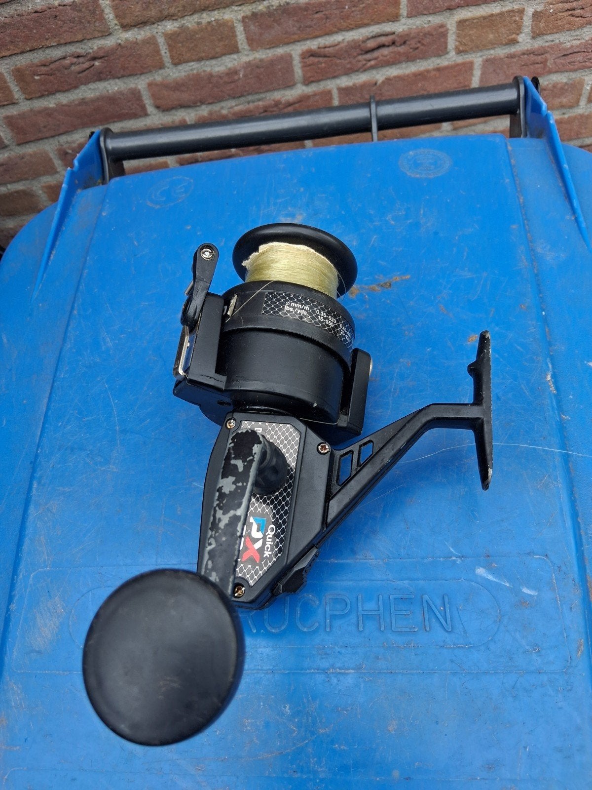Werphengel molens  DAM 2 stuks voor zeevissen, Watersport en Boten, Ophalen of Verzenden, Gebruikt, Molen