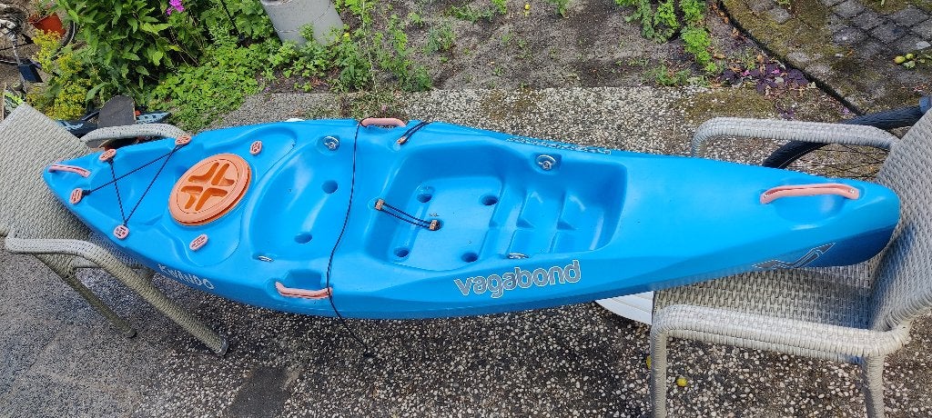 Vagabond Kwando Kajak, Watersport en Boten, Kano's, Ophalen, Gebruikt, Eén persoon, Met peddels