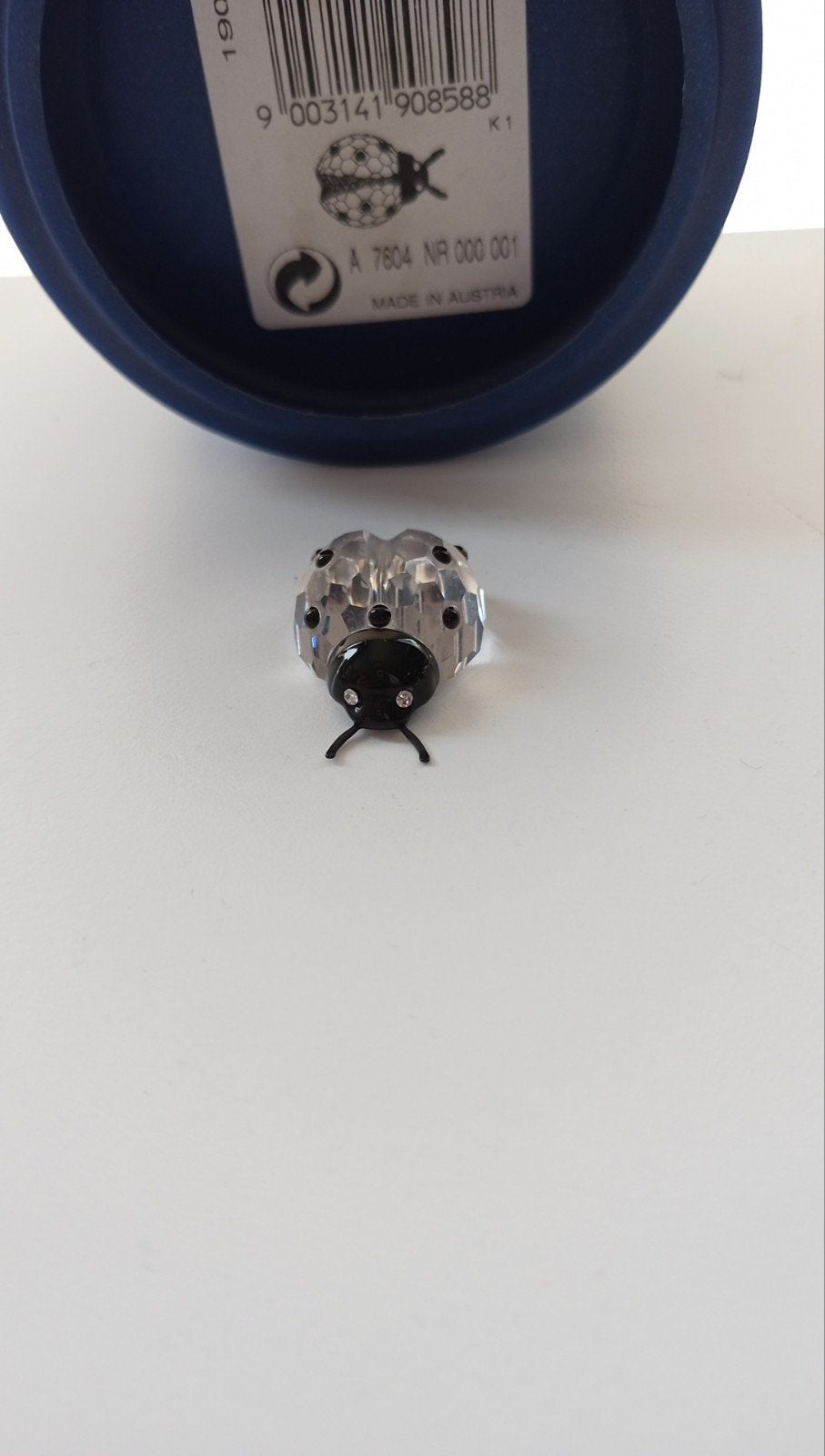 Swarovski lieveheersbeestje, Ophalen of Verzenden, Zo goed als nieuw, Figuurtje