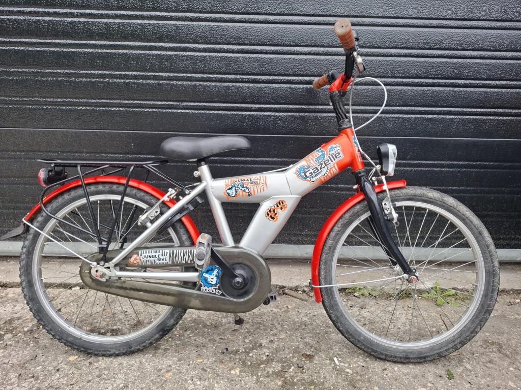 Gazelle jungle 20 inch jongensfiets, Terugtraprem, Niet ingevuld, 20 inch, Niet ingevuld