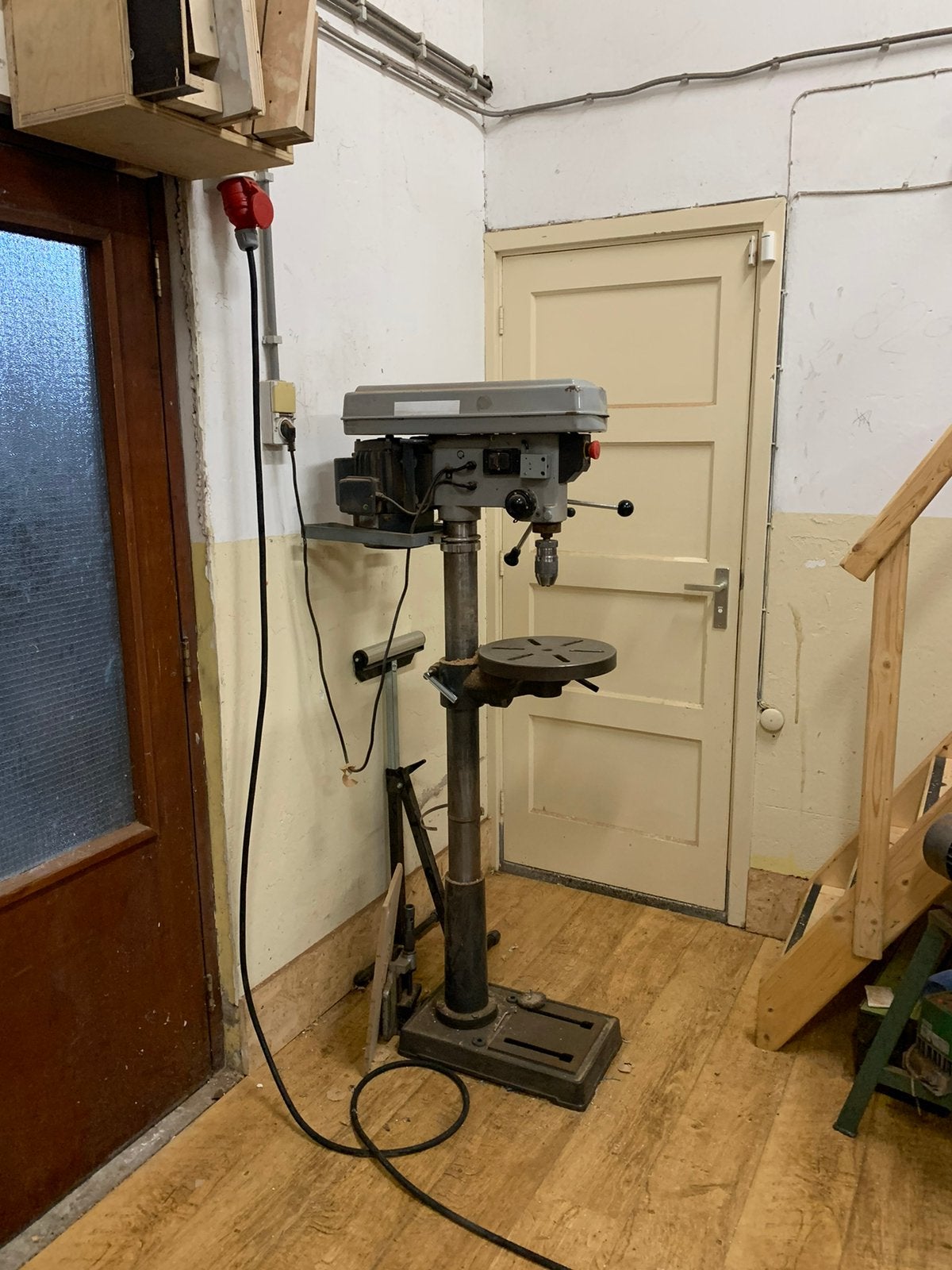 Huvema Industrial kolomboor 220V, Ophalen, Variabele snelheid, Kolomboormachine, Gebruikt