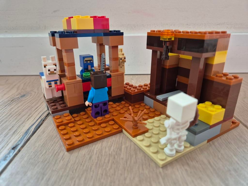 De handelspost, legoset 21167., Minecraft, Lego, Ophalen of Verzenden, Zo goed als nieuw
