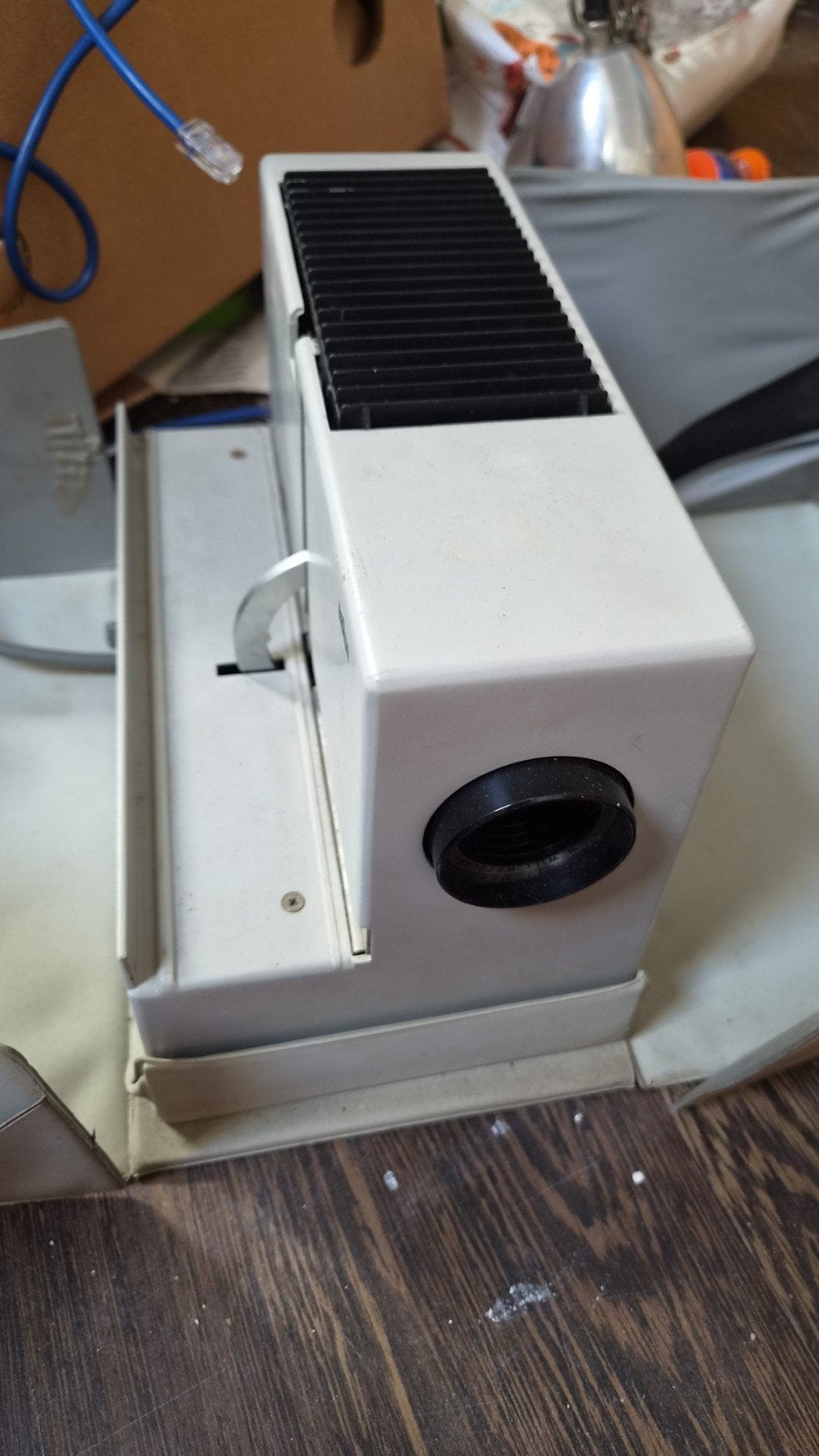 Braun D300 Super 8 Filmprojector - Vintage, Ophalen of Verzenden, Gebruikt, Met scherm