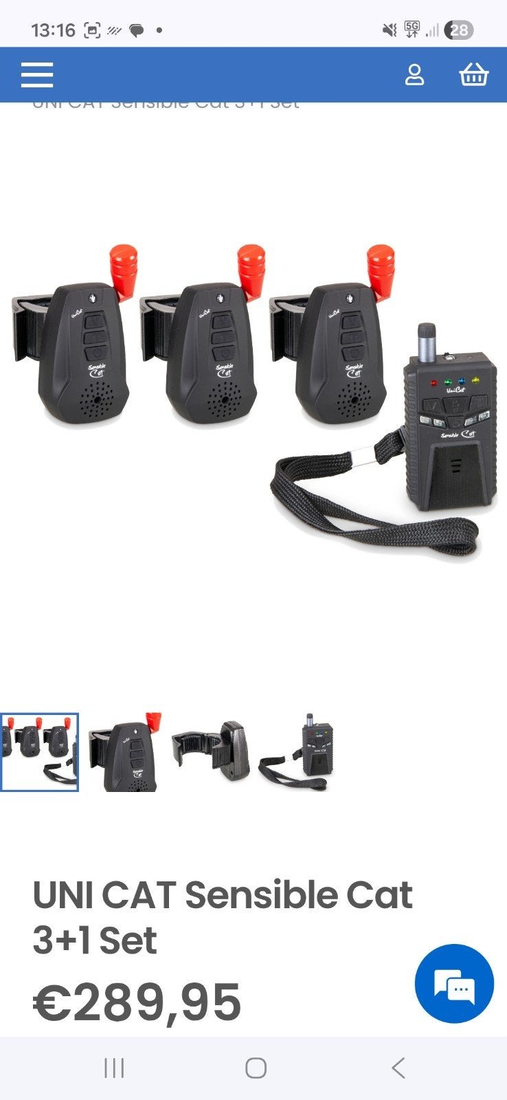 uni cat pieper set zgan 3+1, Ophalen, Zo goed als nieuw