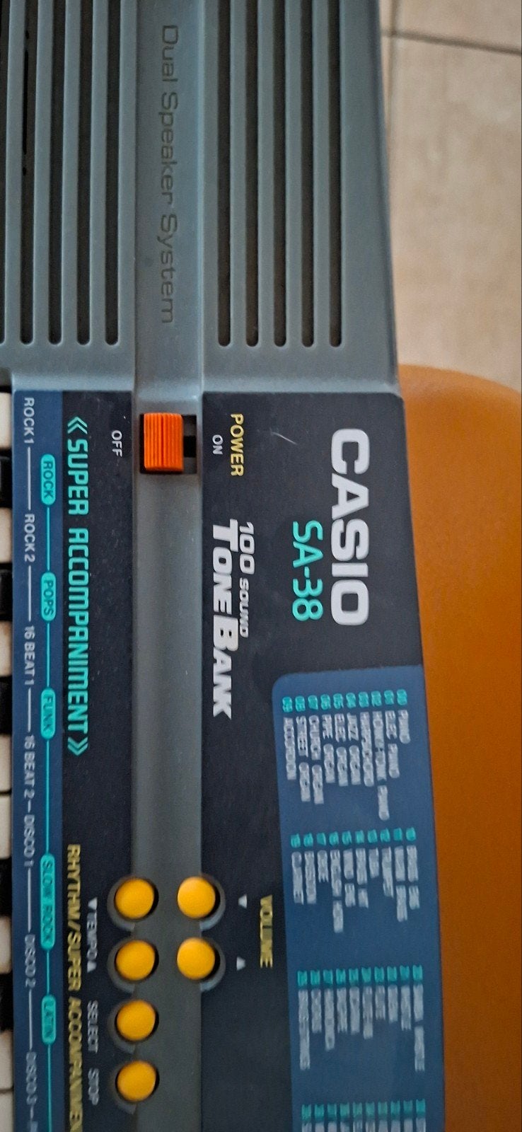 Casio SA-38 Mini Toetsenbord - Vintage Synthesizer, Muziek en Instrumenten, Ophalen of Verzenden, Gebruikt, Overige aantallen