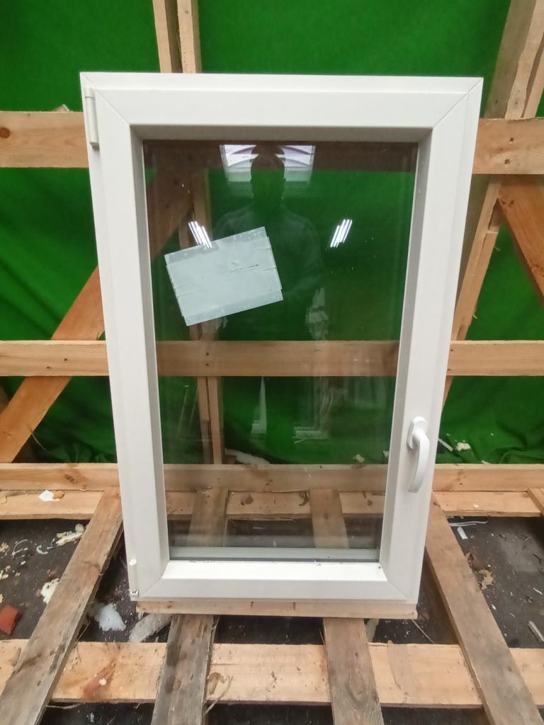 Kunststof Draaikiep kozijn  b72,5 x h112,5 cm -1602-, Doe-het-zelf en Verbouw, Niet ingevuld, Kunststof, Minder dan 75 cm, Raamkozijn