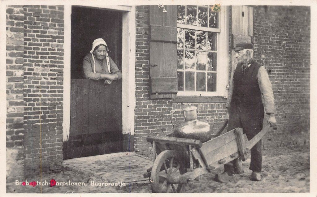 436 Noord-Brabant - Boerenleven / Dorpsleven 1953, Ophalen of Verzenden, 1940 tot 1960, Gelopen, Noord-Brabant