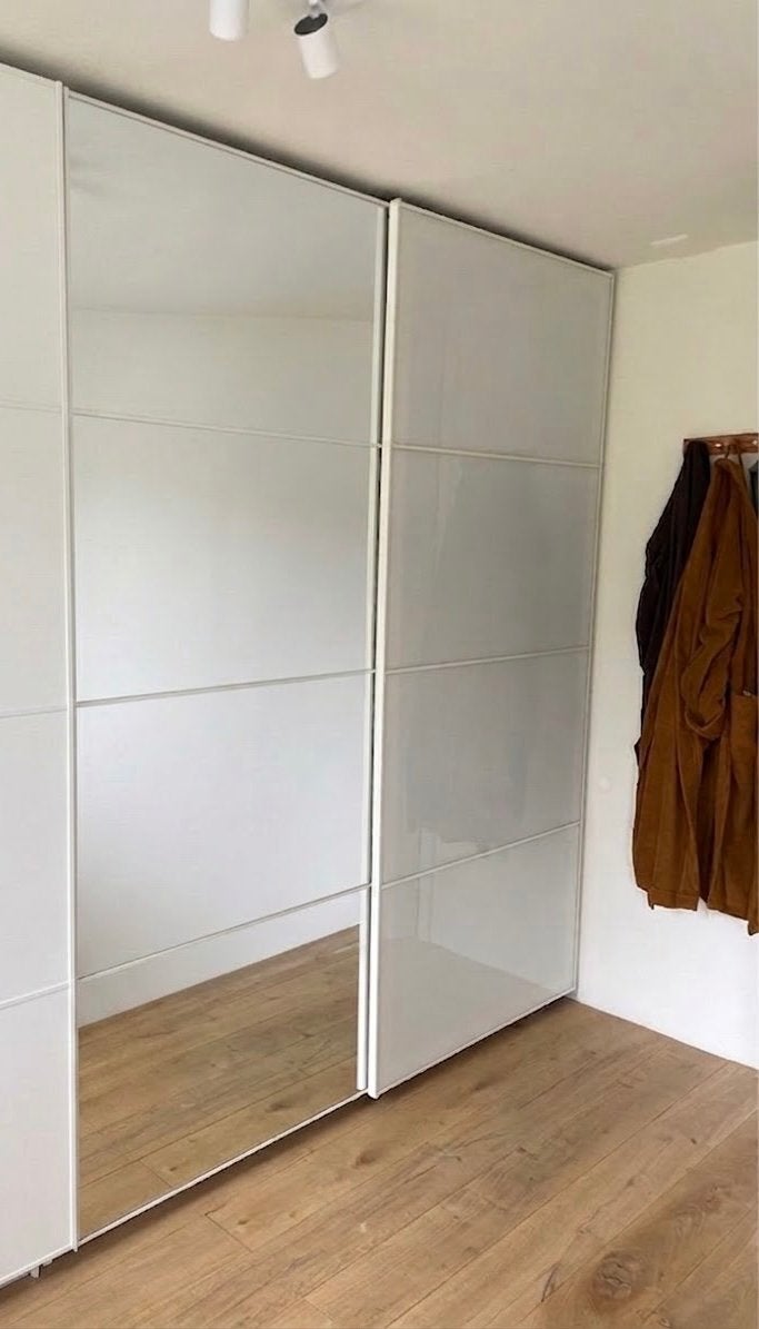 Pax schuifdeuren 200 breed 235 hoog, Huis en Inrichting, Kasten | Kledingkasten, Ophalen, Zo goed als nieuw, 50 tot 75 cm, 200 cm of meer