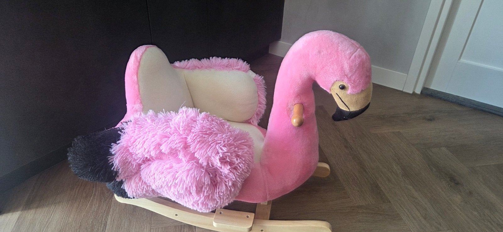 Roze Flamingo Schommelstoel voor Kinderen, Ophalen of Verzenden, Zo goed als nieuw, Meisje