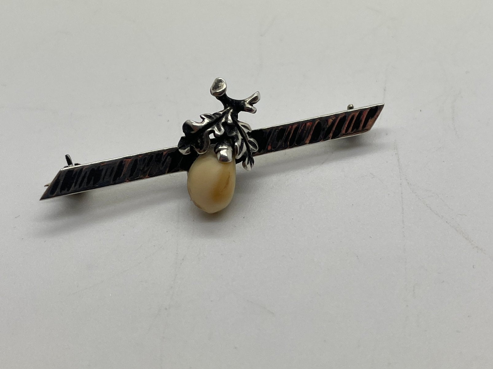 E388 Prachtige zilveren grandel broche jachttrofee, Sieraden, Tassen en Uiterlijk, Ophalen of Verzenden, Zilver, Broche