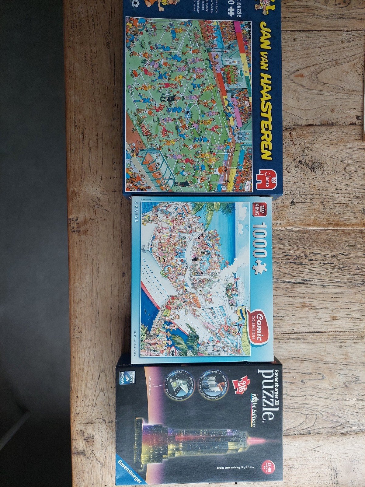 Puzzels: Jan v Haasteren, Comic Collection, Ravensburger, Ophalen, 500 t/m 1500 stukjes, Gebruikt, Legpuzzel