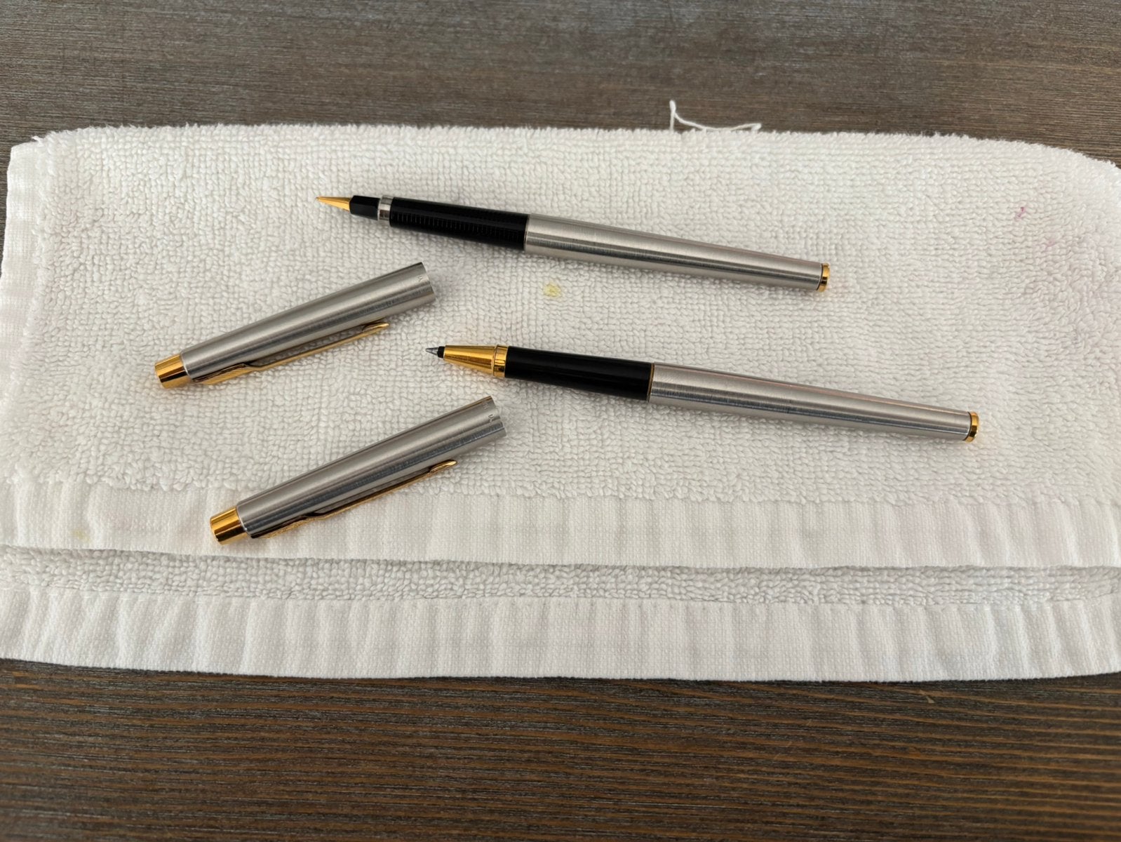 Parker Classic Flighter GT set – vulpen & rollerball – 1986, Ophalen of Verzenden, Gebruikt, Vulpen, Parker