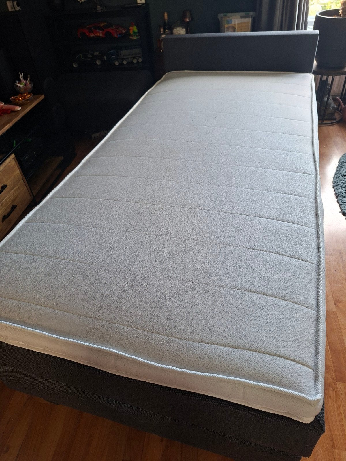 1 persoonsbed boxspring 100 cm breed, Huis en Inrichting, Slaapkamer | Boxsprings, Ophalen, Eenpersoons, 210 cm, 100 cm