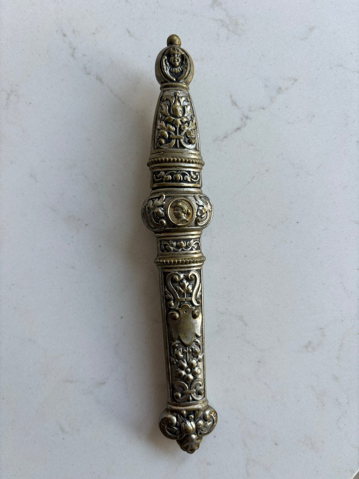 Antieke Decoratieve Thermometer Houder, Ophalen of Verzenden