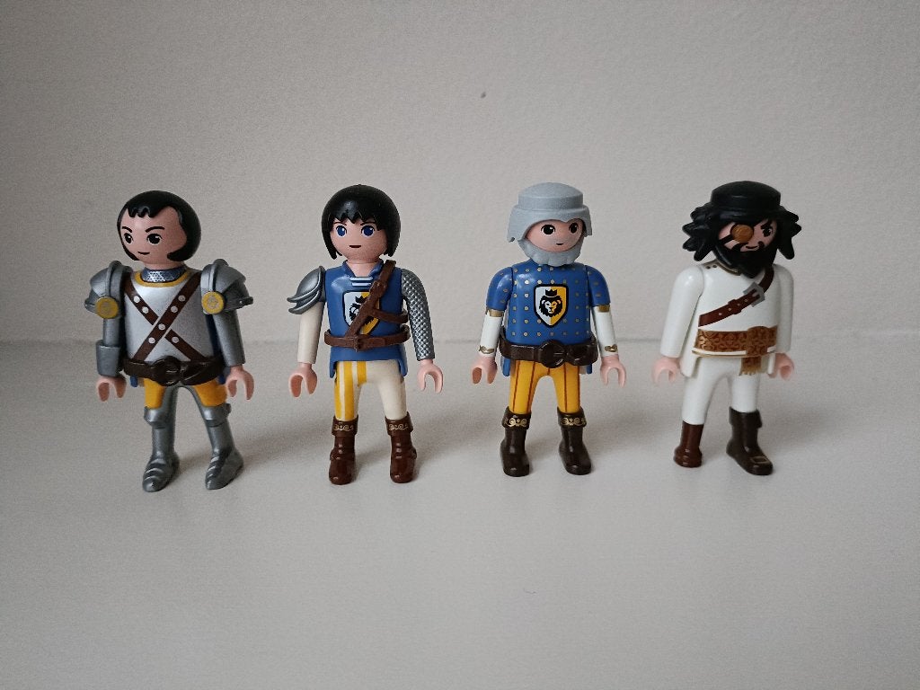 playmobil poppetjes Super 4, Gebruikt, Losse onderdelen, Ophalen of Verzenden, Figuren