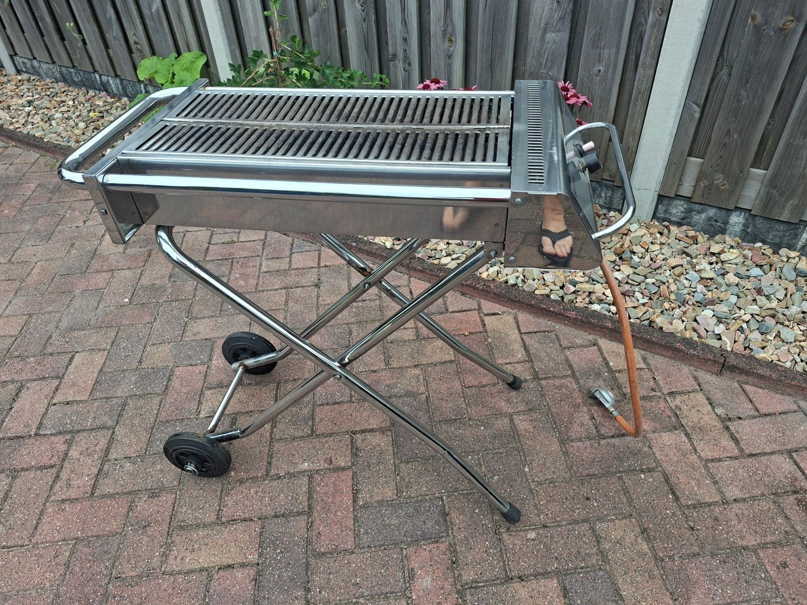 Hendi Powergrill Xenon Gasbarbecue op wielen, Ophalen, Gebruikt, Hendi