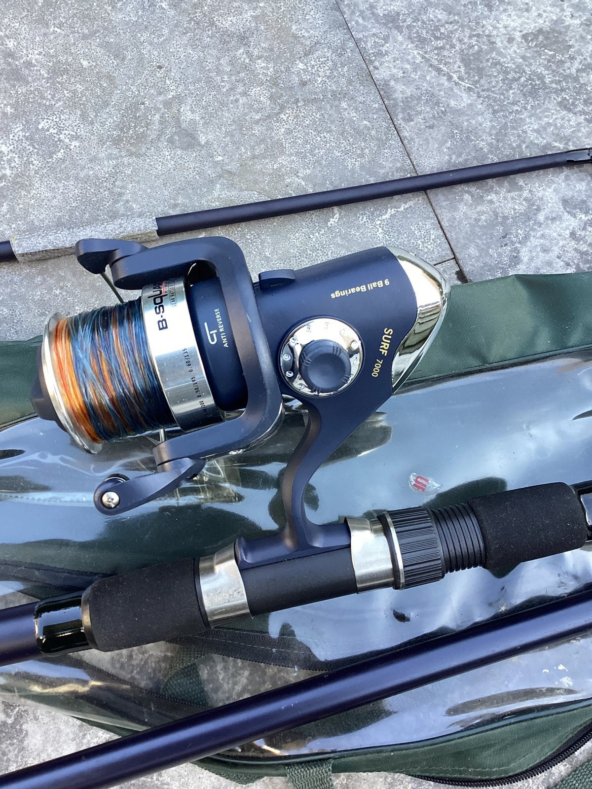 Combi hengel voor zee en zoet water vissen, Ophalen, Nieuw, Complete set