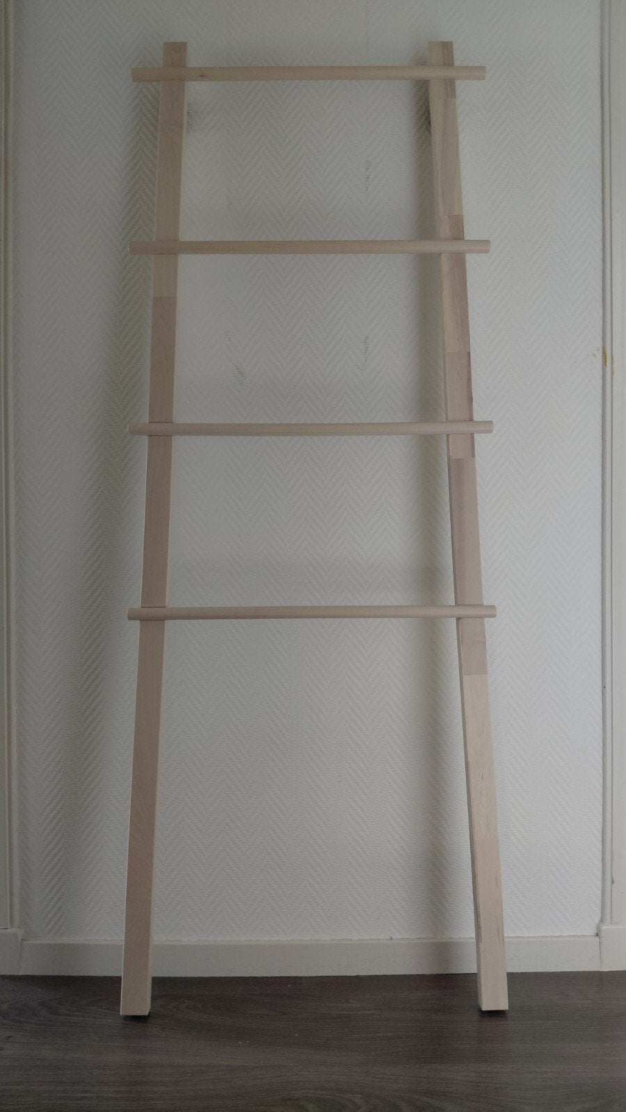 IKEA Vilto Houten handdoekenrek, Ophalen, Hout, Beige, Zo goed als nieuw