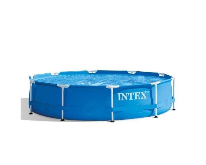 Intex Opzetzwembad 305 Frame en Liner (Gratis Ophalen), Gebruikt, Minder dan 80 cm, Rond, 300 cm of meer