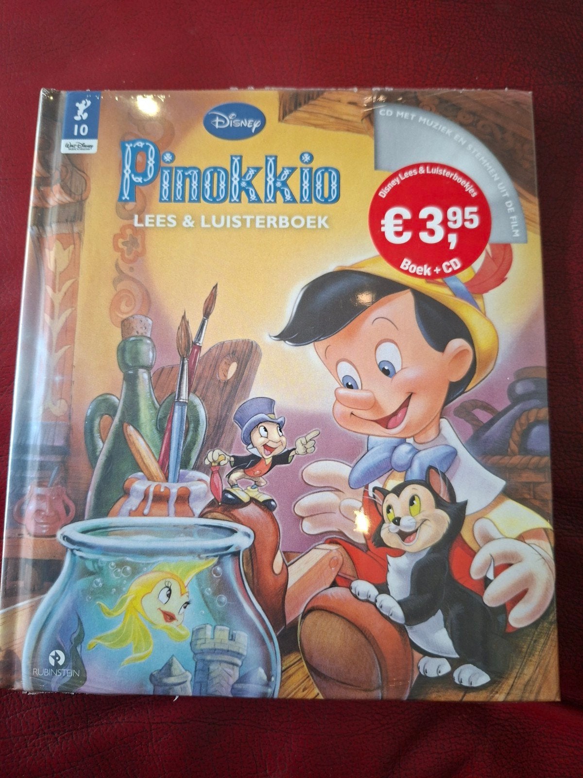 Disney Pinokkio Lees & Luisterboek (Boek + CD), Fictie algemeen, Jongen of Meisje, Nieuw, Ophalen of Verzenden