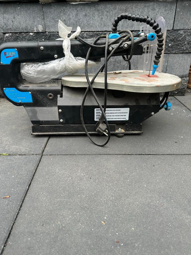 Ferm FFZ-400R Figuurzaagmachine, Ophalen of Verzenden, Gebruikt, Figuurzaag