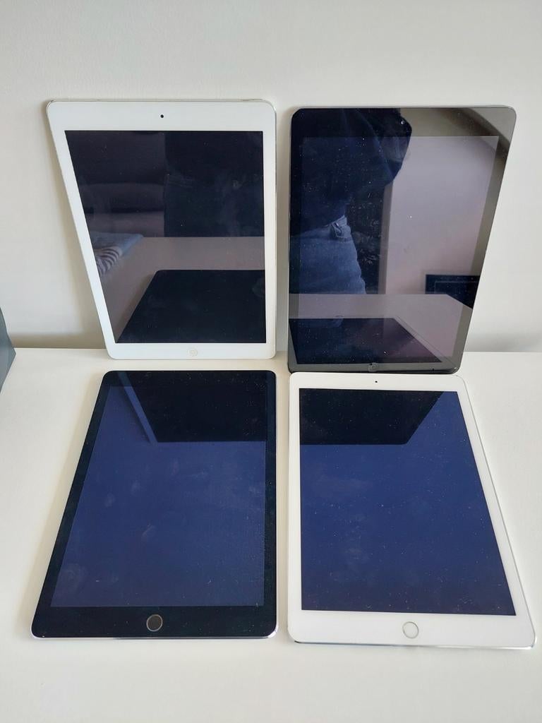 4 x Apple iPad air (1 en 2) - met defect, Computers en Software, Apple iPads, 10 inch, Gebruikt, Wit, Apple iPad Air