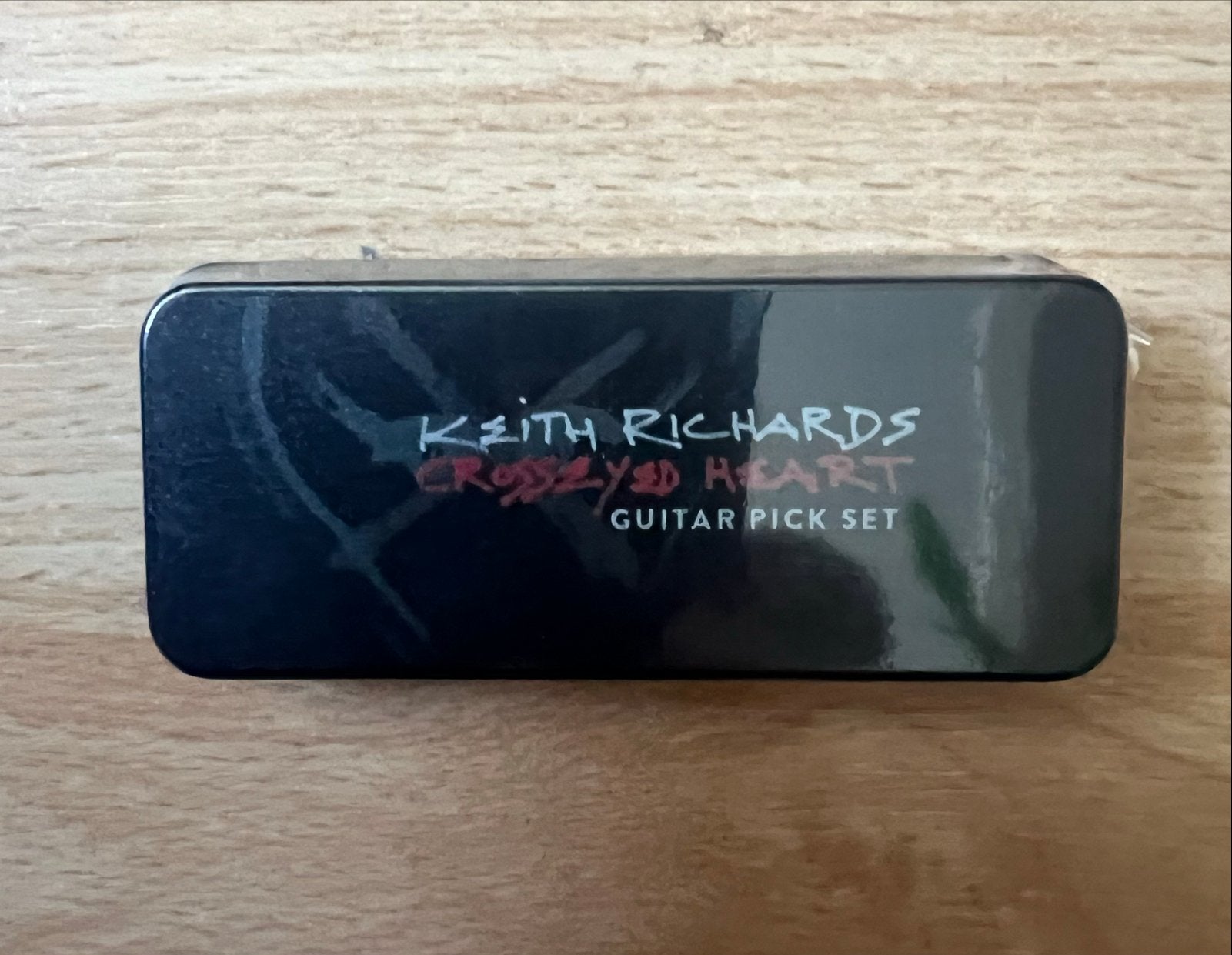 Keith Richards Cross-Eyed Heart gitaar plectrum set, Ophalen of Verzenden, Nieuw