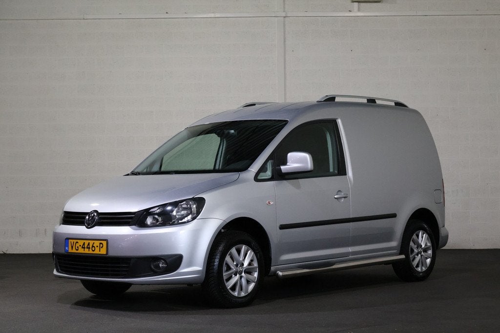 Volkswagen Caddy 1.6 TDI 102pk Airco Navigatie BTW/BPM Vrij, Voorwielaandrijving, Euro 5, Stof, Gebruikt