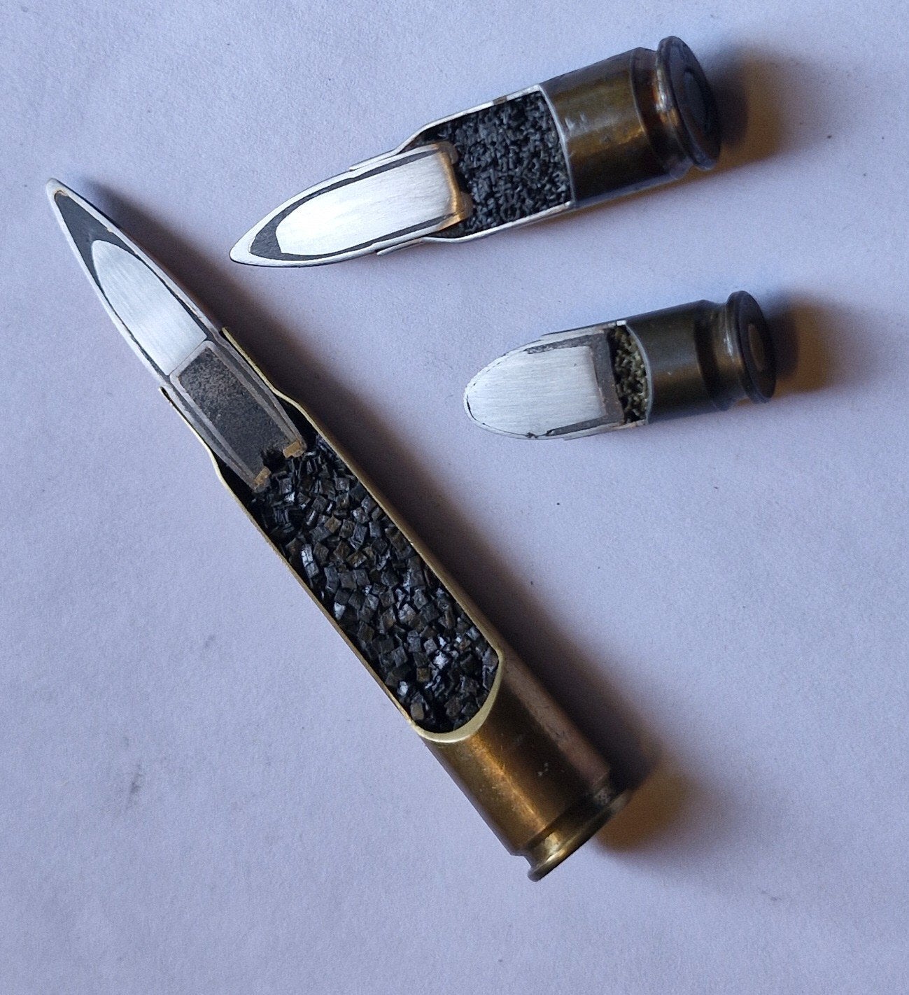 K98-Stg-9mm setje Duits 40-45 Doorsnedes., Verzamelen, Verzenden, Landmacht, Duitsland, Hulzen of Bodemvondsten