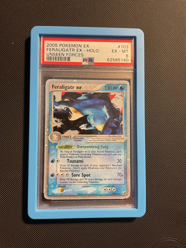 Feraligatr ex (UF 103) pokemon kaarten, Ophalen of Verzenden, Zo goed als nieuw, Meerdere kaarten