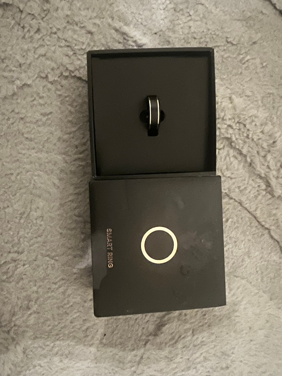 Nieuwe Smart Ring - Hartslag & Conditie Tracking, Overige materialen, Zwart, Nieuw, Ophalen of Verzenden