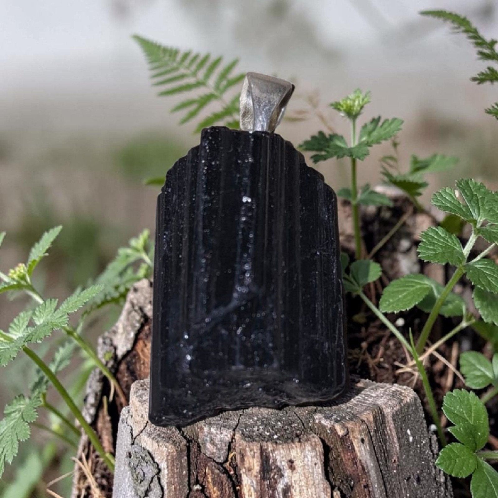 Toermalijn hanger ( 925), Ophalen of Verzenden, Mineraal