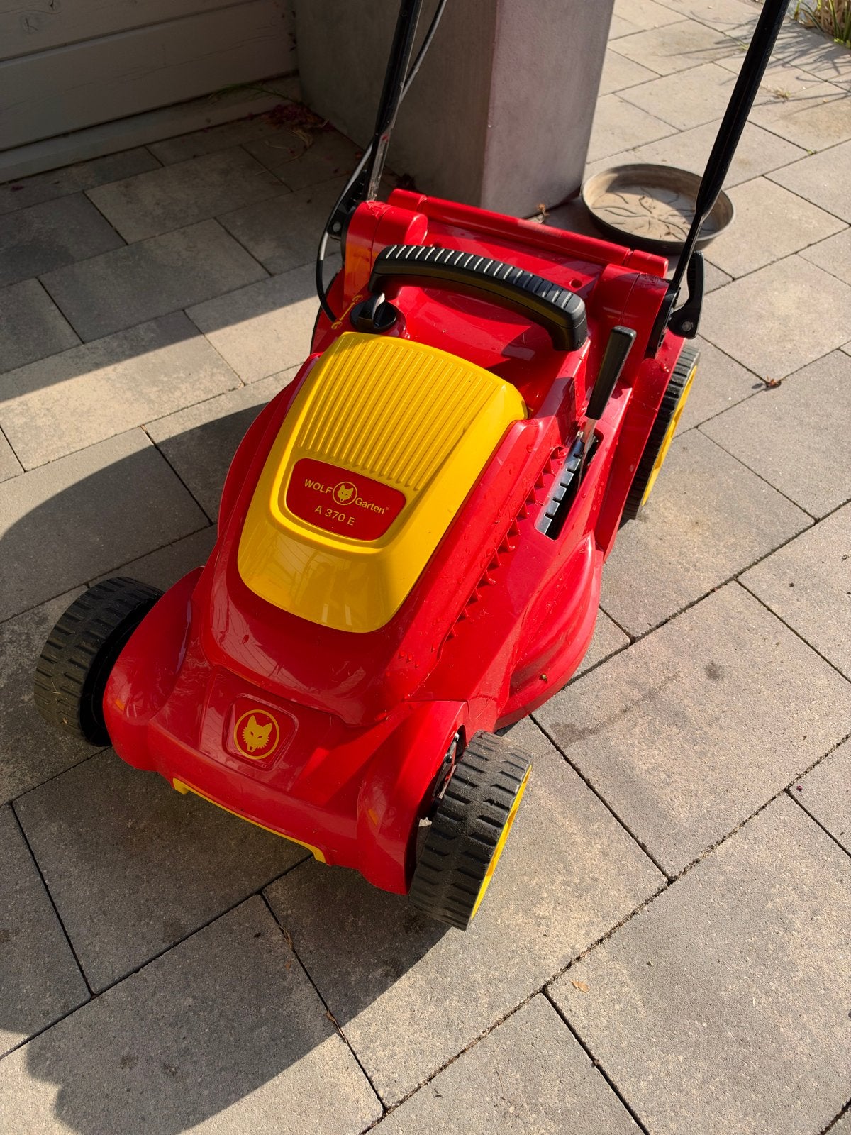 Wolf Garten A 370 E Elektrische Grasmaaier, Tuin en Terras, Ophalen, Cirkelmaaier, Gebruikt, Elektrische grasmaaier