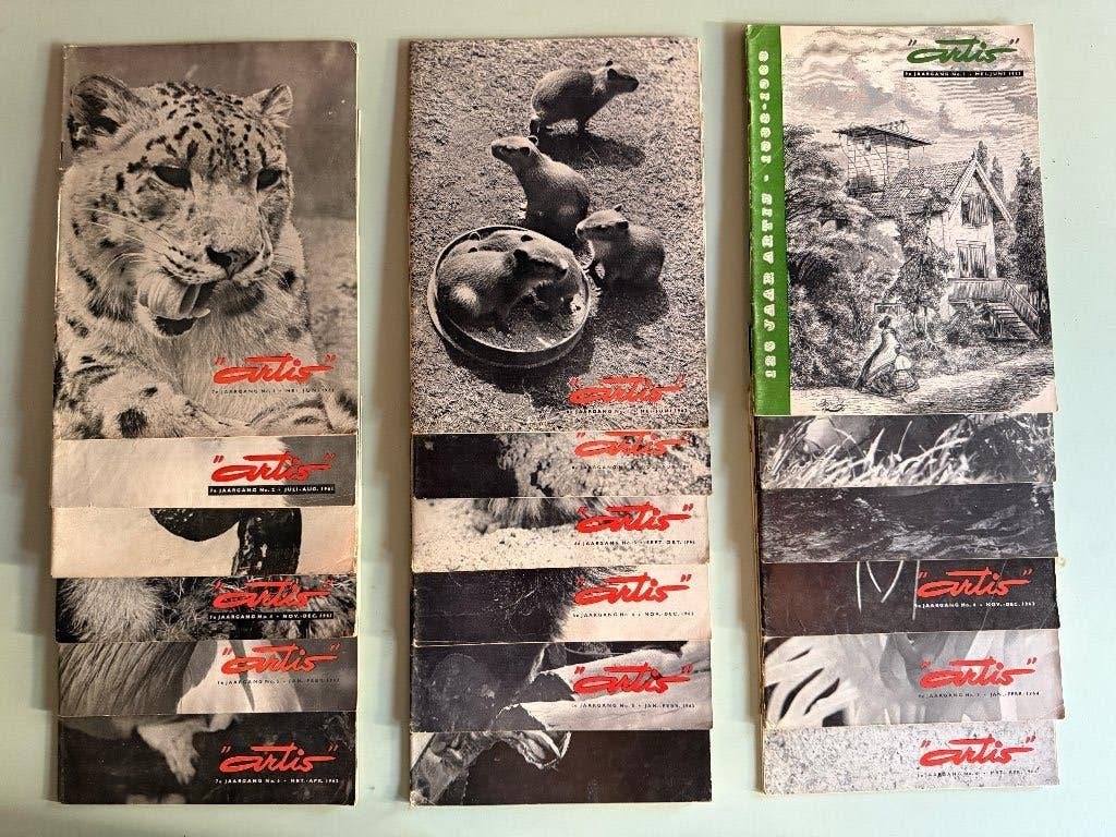Tijdschrift Artis, jaargang 7, 8 en 9, Ophalen of Verzenden, Gelezen, Wetenschap en Natuur
