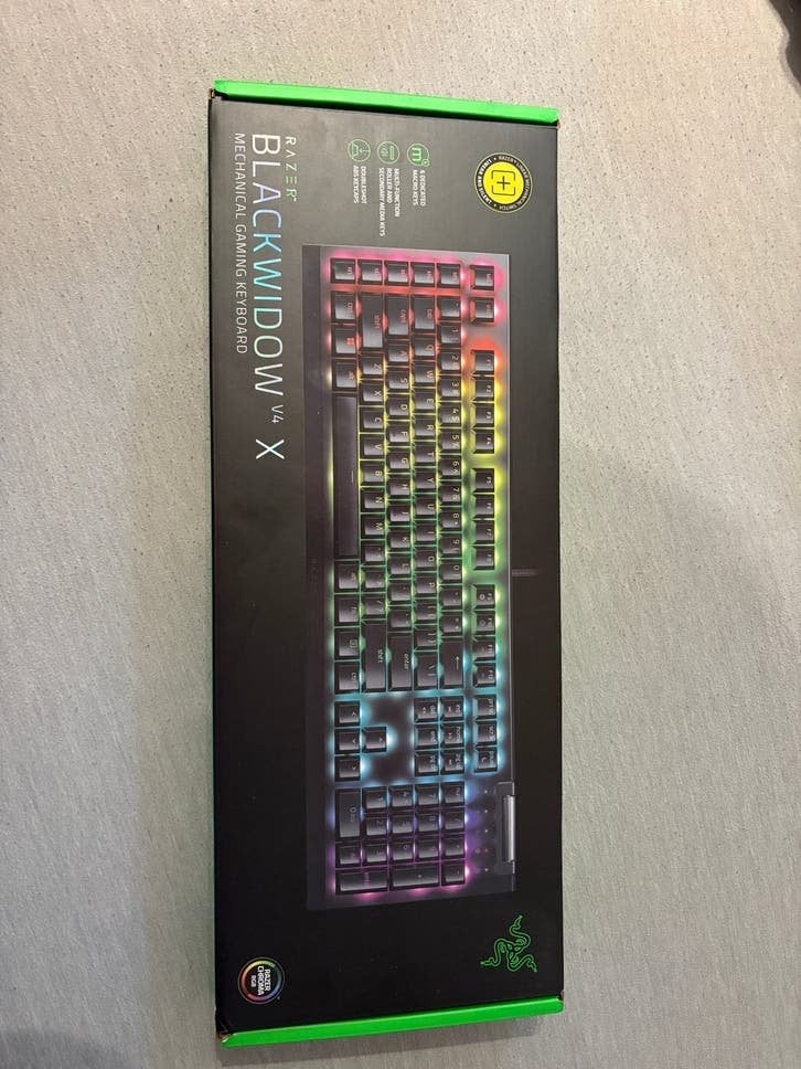 Razer BlackWidow v4x, Computers en Software, Toetsenborden, Gaming toetsenbord, Ophalen of Verzenden, Zo goed als nieuw, Qwerty