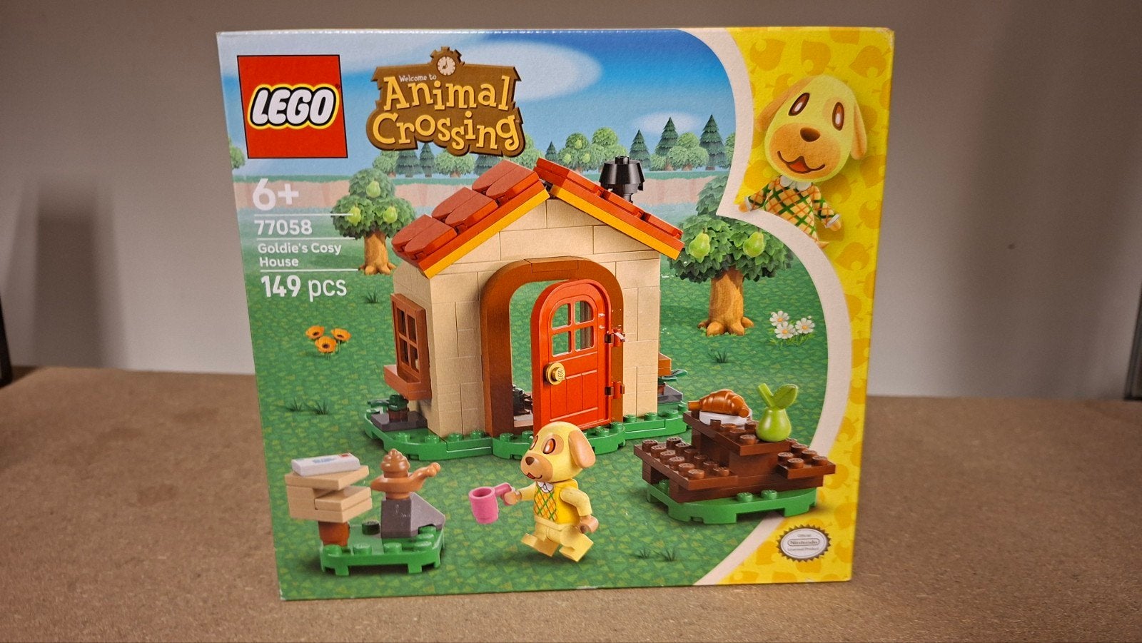 LEGO Animal Crossing 77058 Goldie's Cosy House, Lego, Nieuw, Ophalen of Verzenden, Compleet