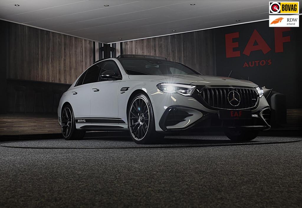 Mercedes-Benz E-klasse AMG 53 4MATIC+ Edition 1 / Hyperscree, Auto's, Automaat, Gebruikt, Zwart, Vierwielaandrijving