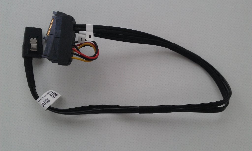 Dell SAS (SFF-8087) naar 2x SAS/SATA + voeding 0T3F4V T3F4V, Ophalen of Verzenden, Gebruikt