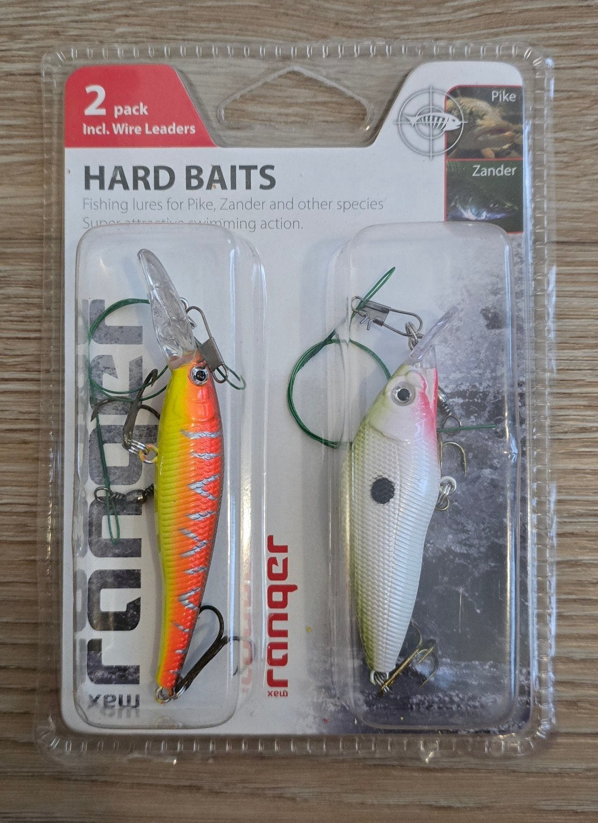 2-pack Hard Baits kunstaas voor snoek en snoekbaars, Ophalen of Verzenden, Nieuw, Kunstaas