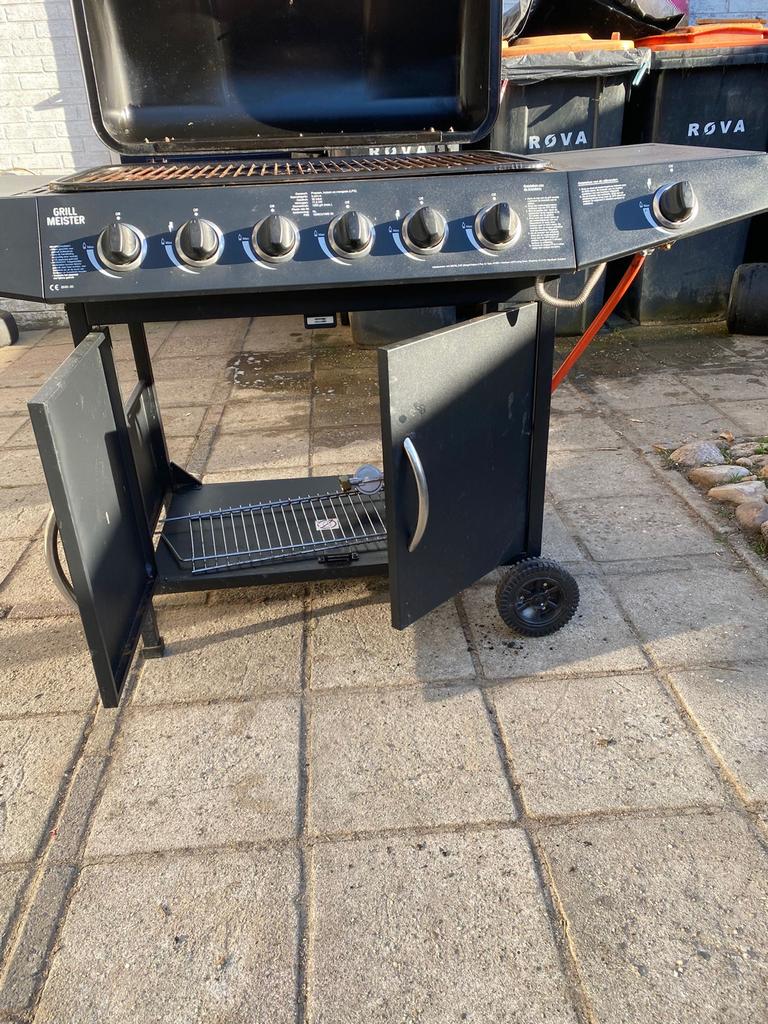 Grill Master Gasbarbecue met 6 branders, Tuin en Terras, Ophalen, Gebruikt