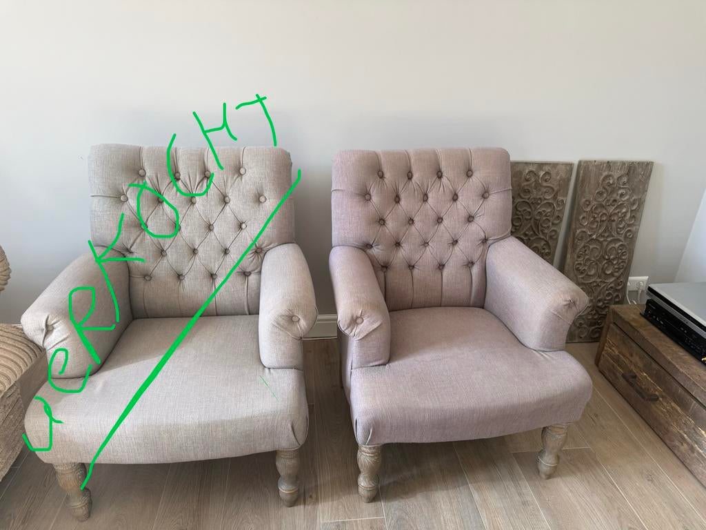 Landelijke fauteuils, Ophalen, Gebruikt, Minder dan 75 cm, Landelijk