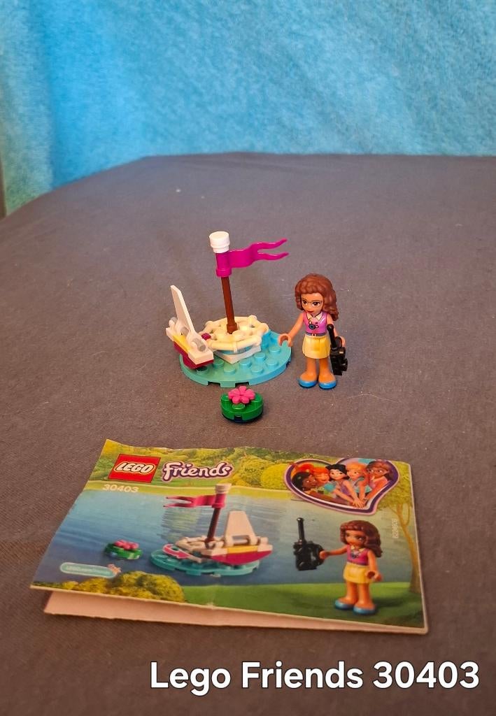 Lego Friends 30403 Olivia’s op afstand bestuurbare boot, Ophalen, Compleet, Gebruikt, Lego