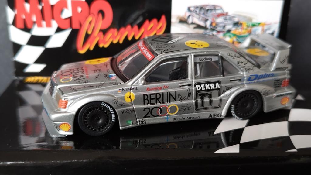 Mercedes Benz 190 DTM Berlin 2000 Ludwig 1:64 Minichamps Pol, Auto, Verzenden, ., Nieuw